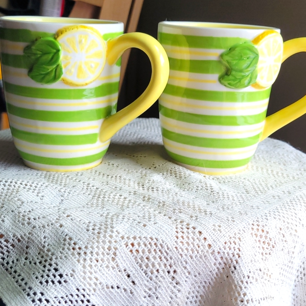 3D Lemon Design Coffee Mugs